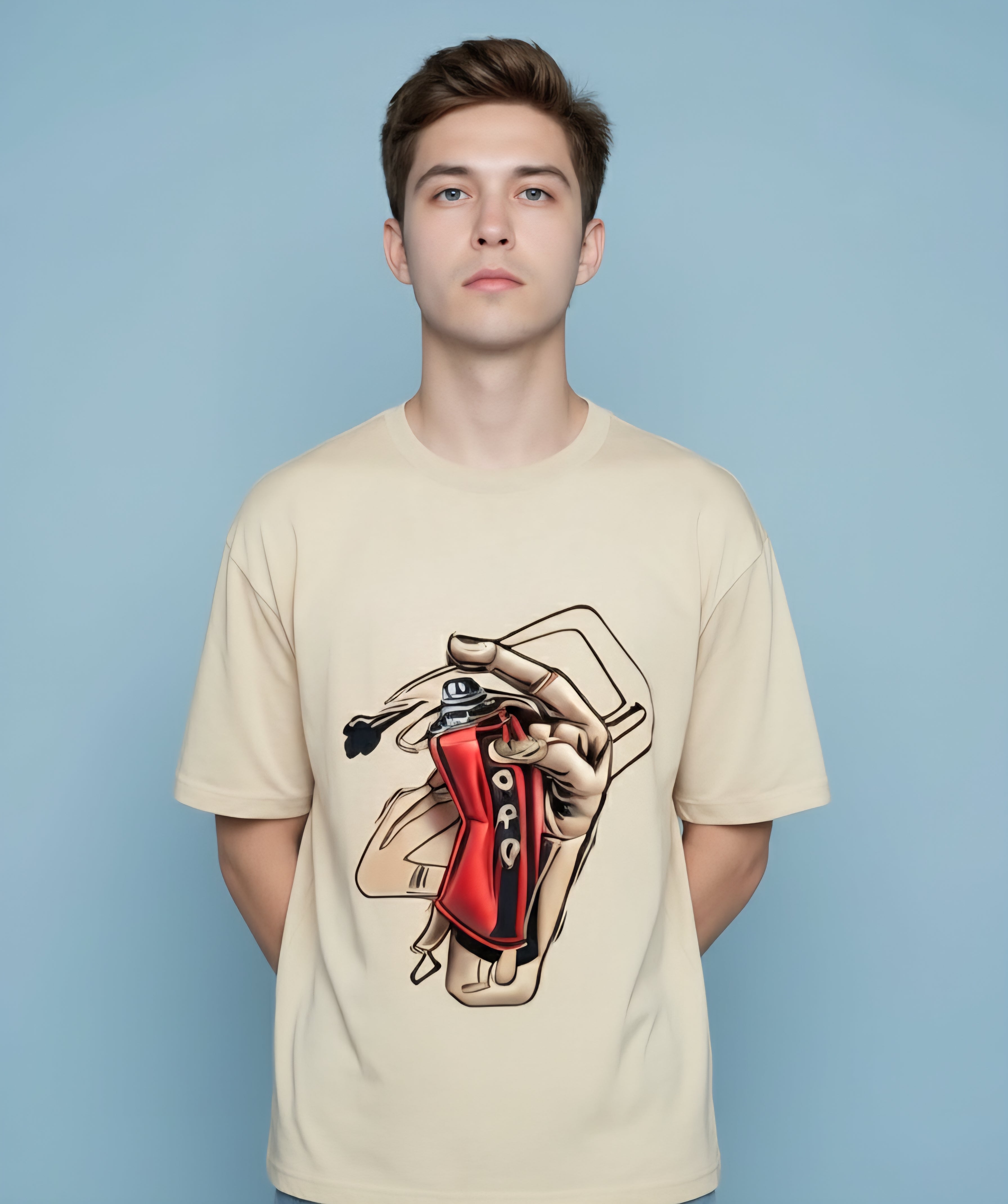 Oversized Printed T-Shirt for Men