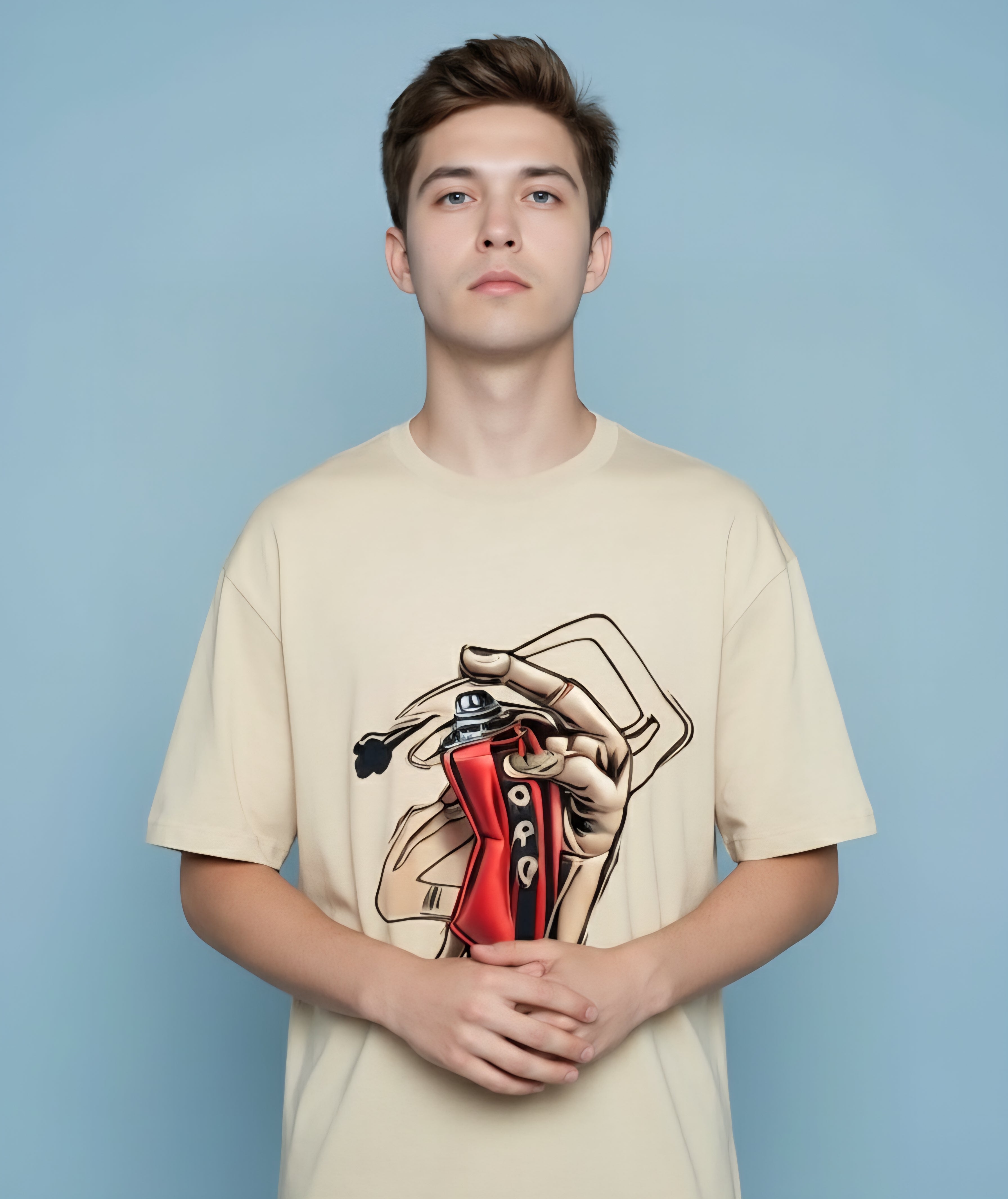 Oversized Printed T-Shirt for Men