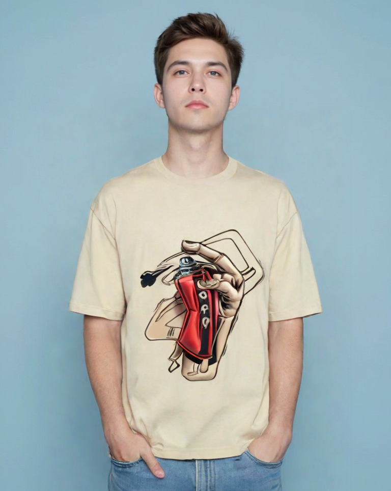 Oversized Printed T-Shirt for Men
